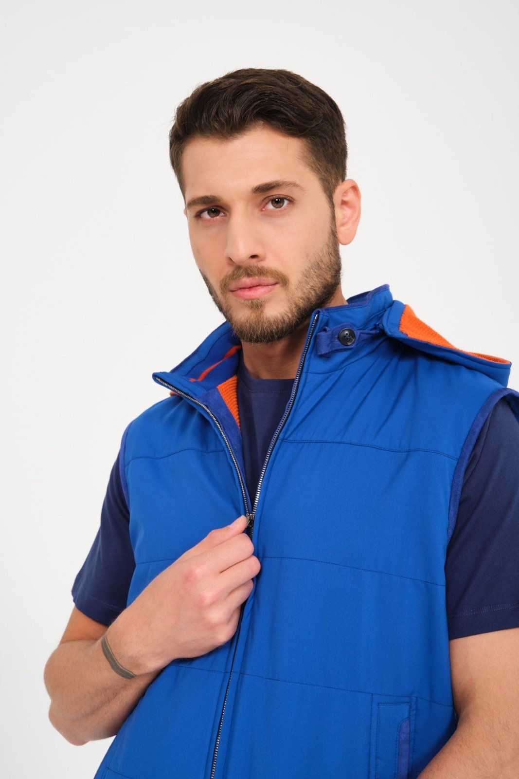 Electric Blue Waterproof Vest - ADAMO