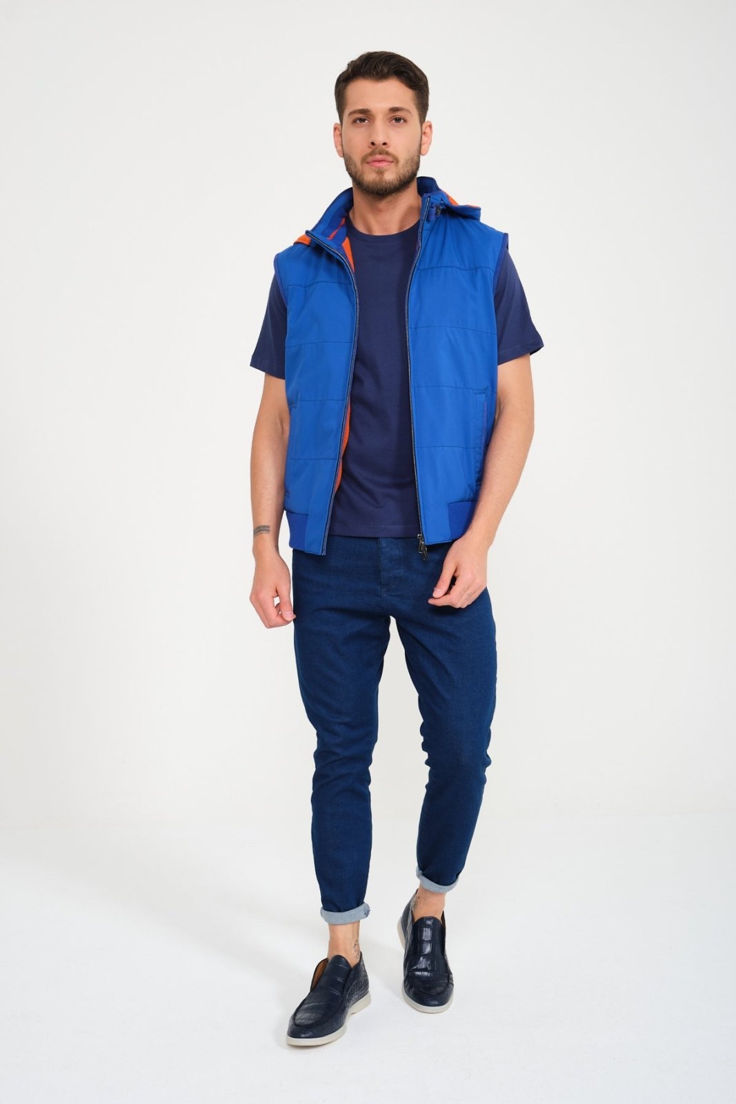 Electric Blue Waterproof Vest - ADAMO