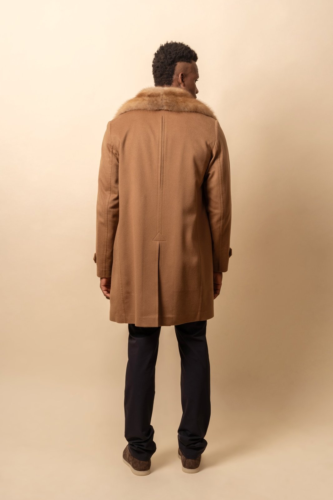 Espresso Elegance Coat - ADAMO