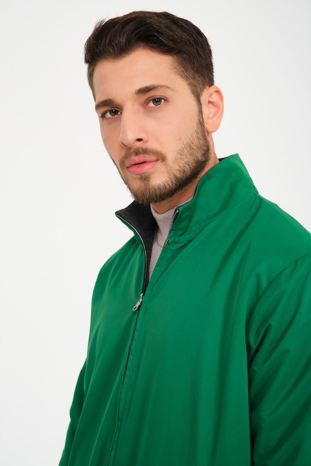 Forest Green Double Face Waterproof Jacket - ADAMO