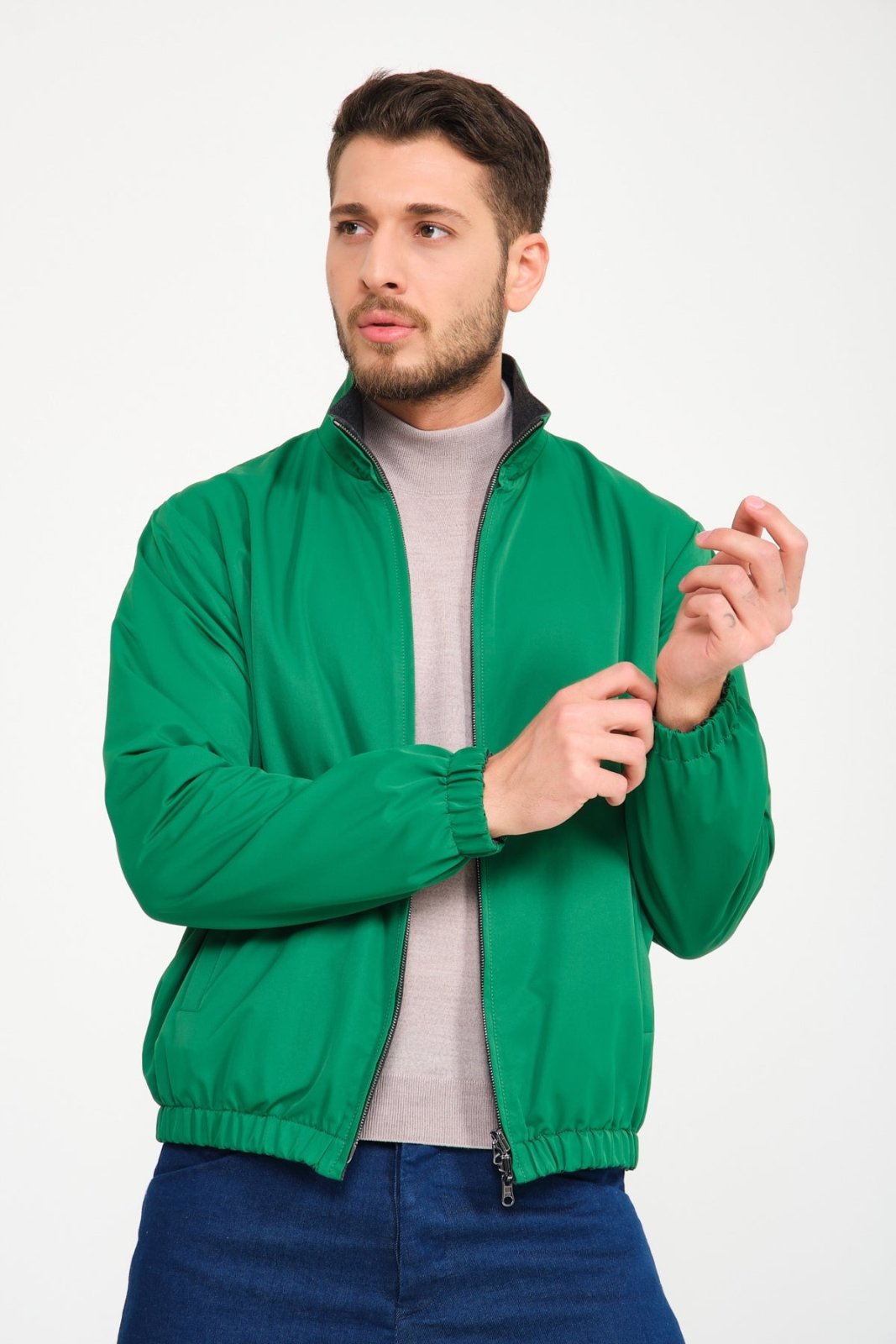 Forest Green Double Face Waterproof Jacket - ADAMO