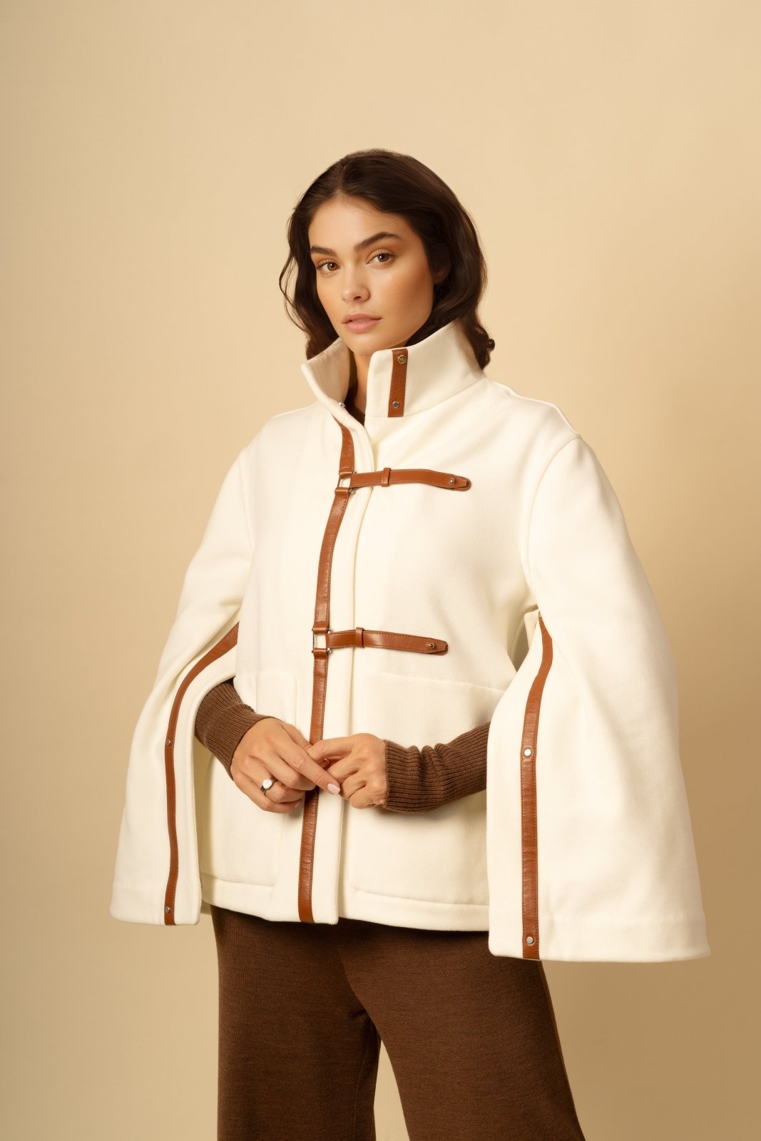 Frosty Sash Coat - ADAMO