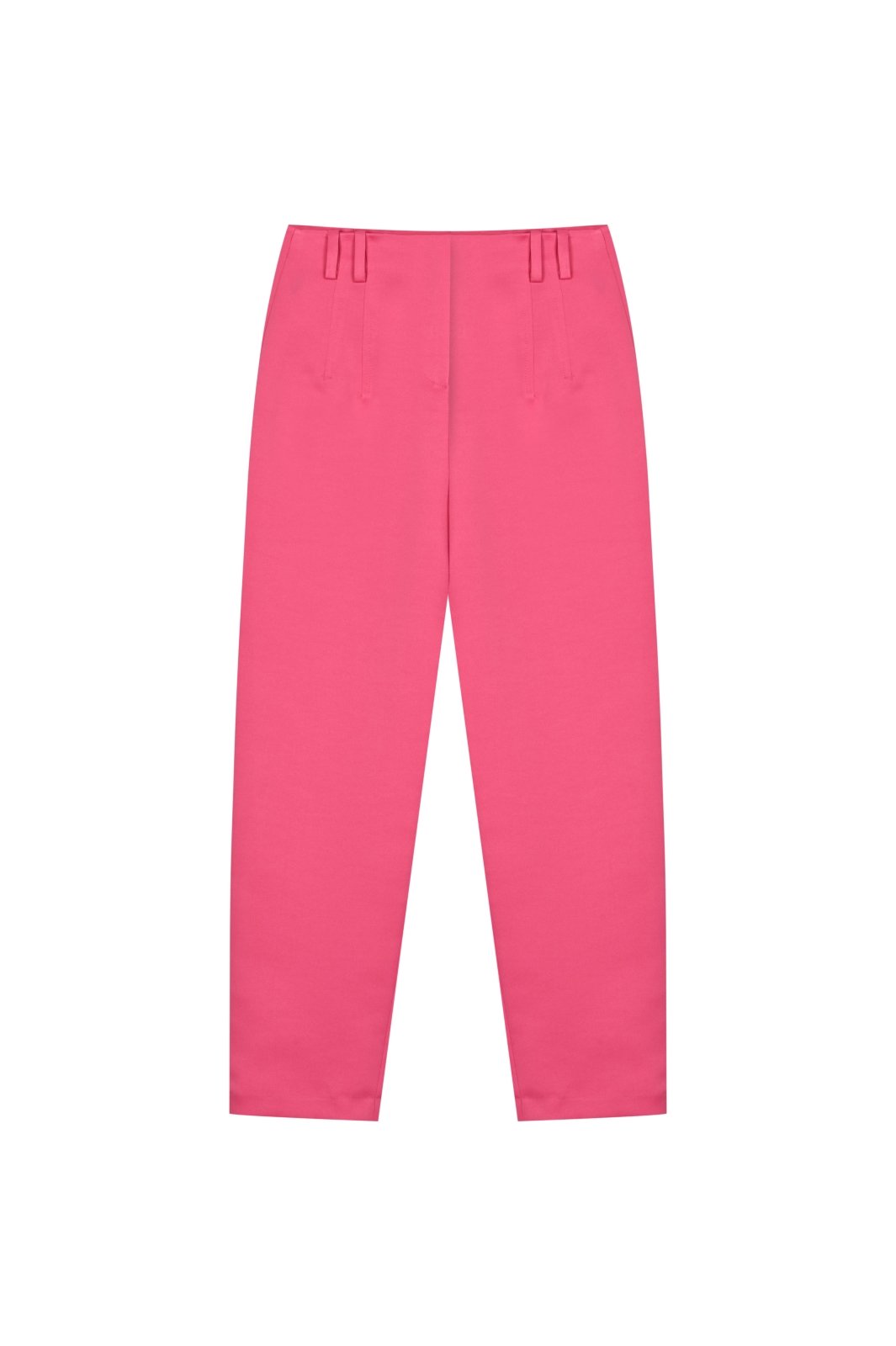 Fuchsia Tailored High - Waist Pants - ADAMO