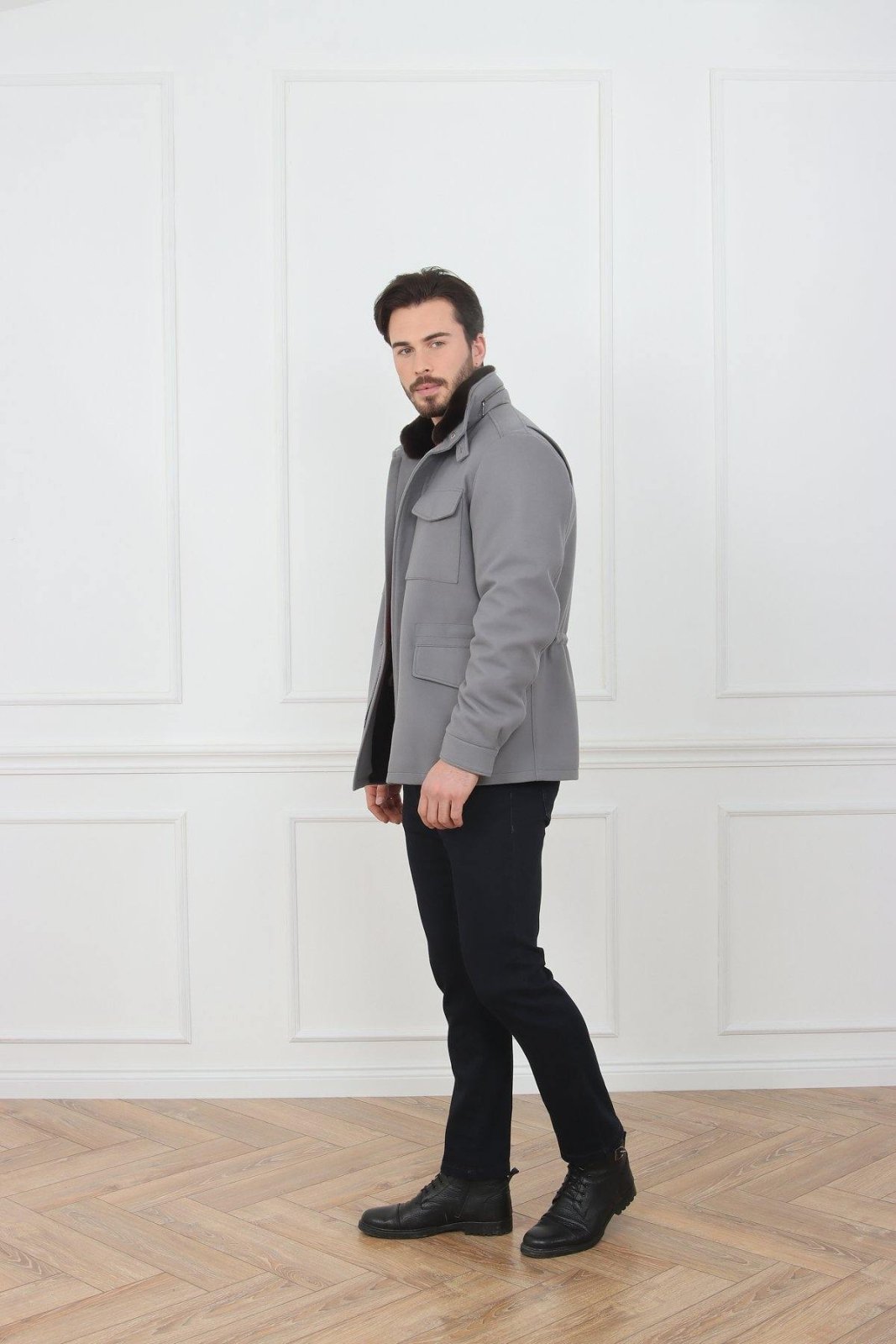 Fume Wool Coat - ADAMO