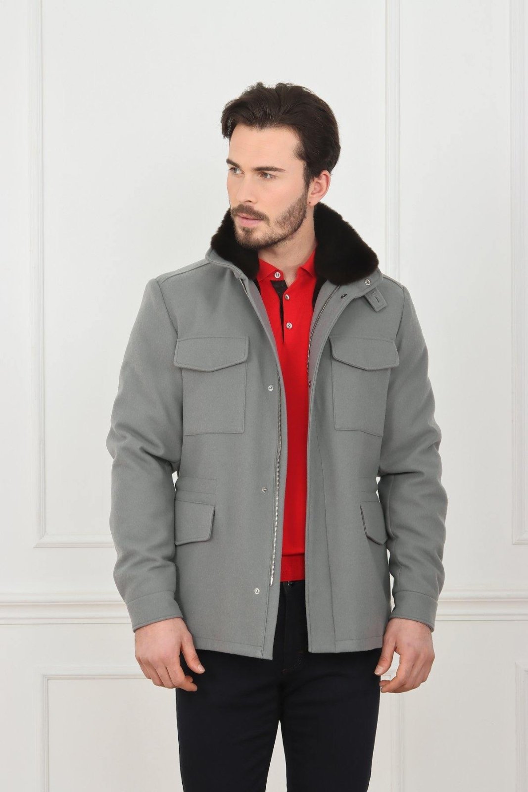 Fume Wool Coat - ADAMO