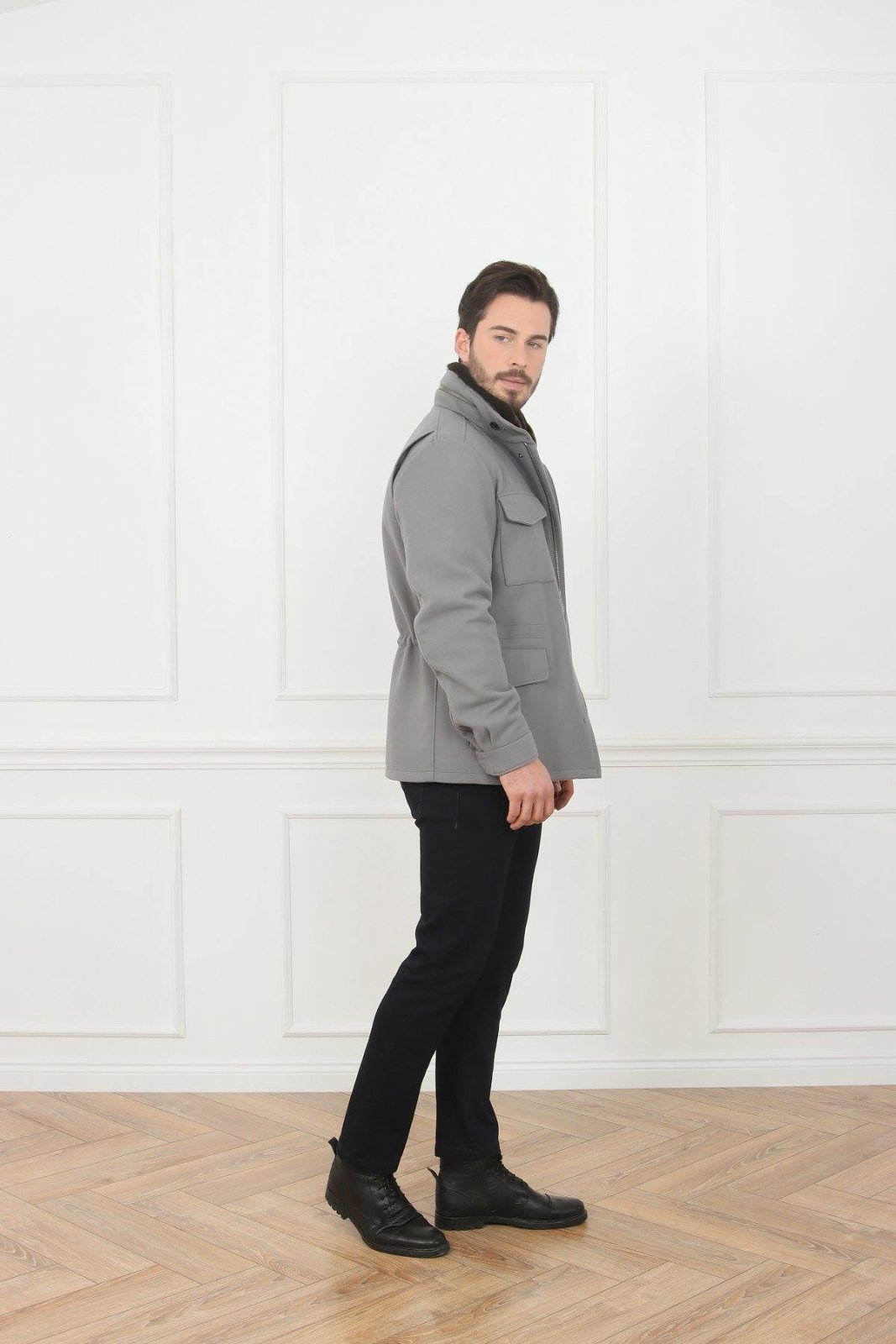 Fume Wool Coat - ADAMO