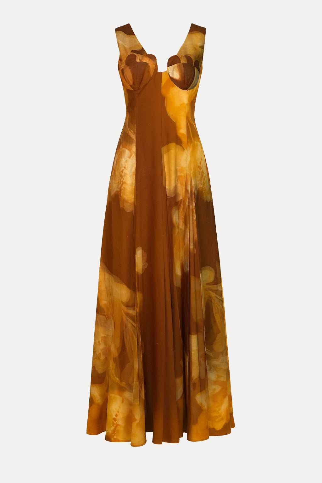 Golden Amber Evening Gown - ADAMO