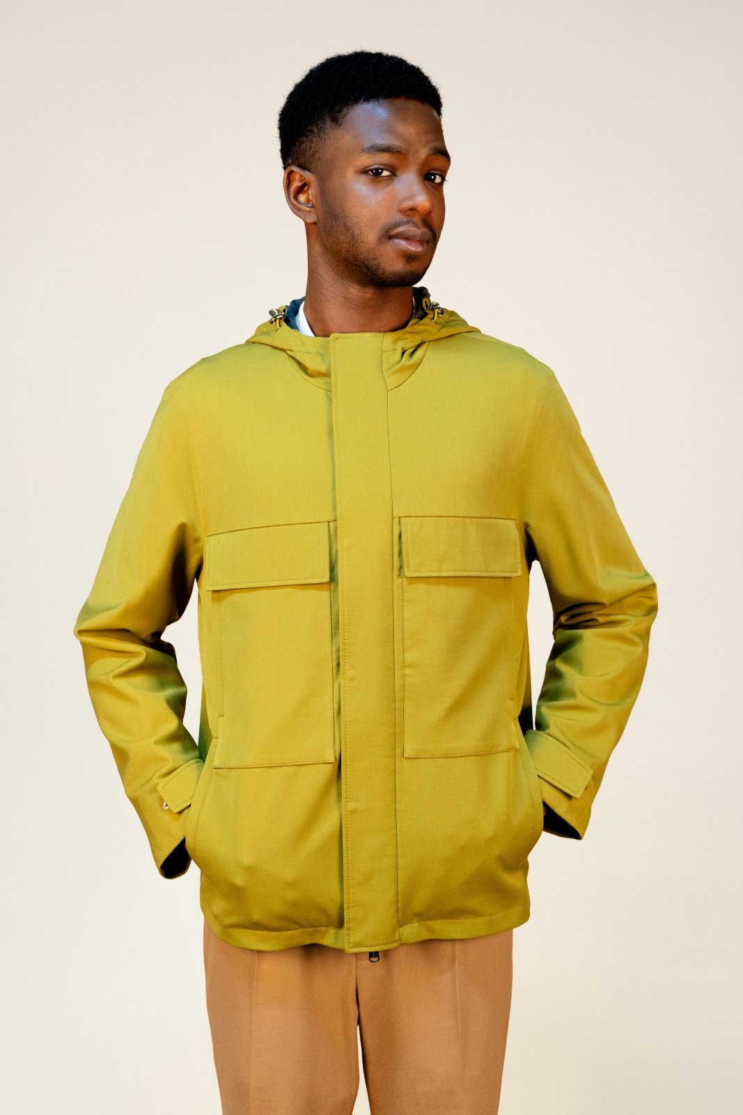 Golden Olive Field Jacket - ADAMO