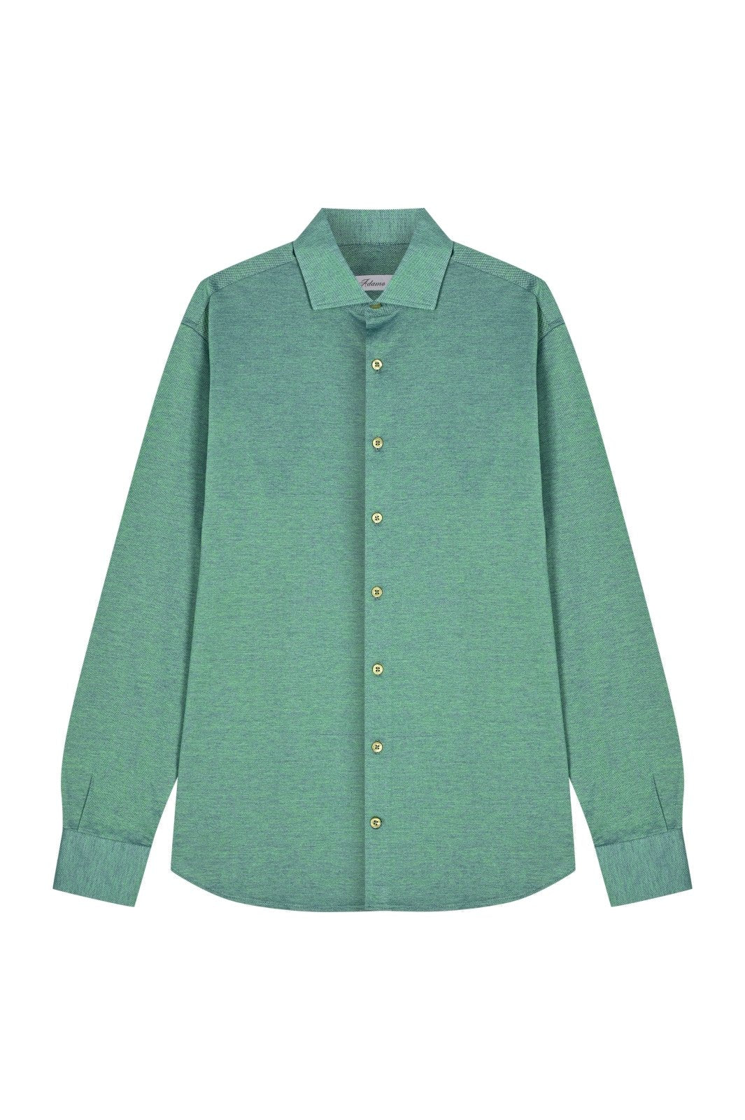 Green Cotton Shirt - ADAMO