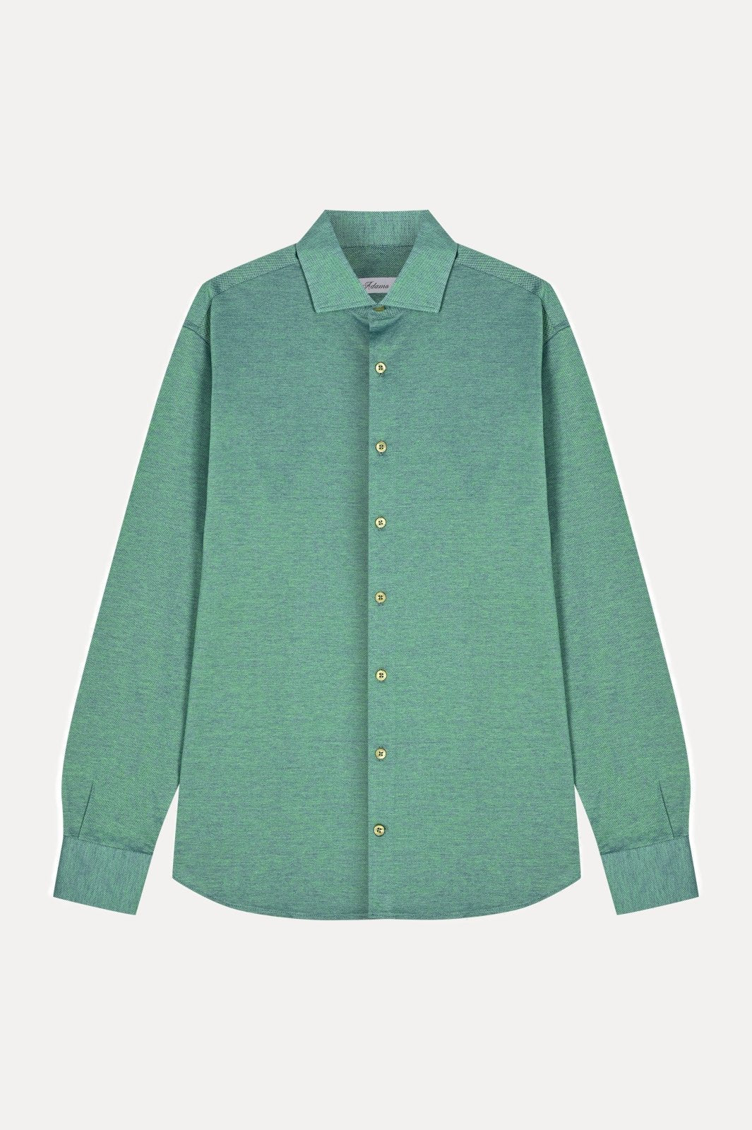 Green Cotton Shirt - ADAMO