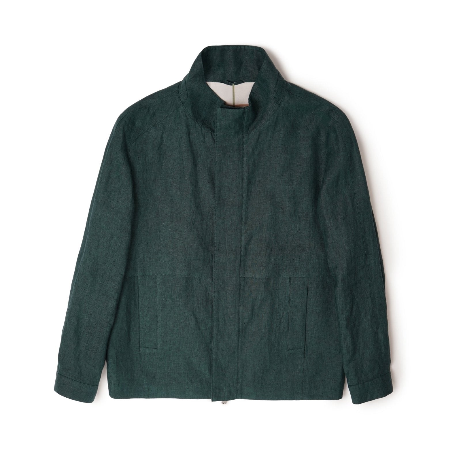 Green Linen Jacket - ADAMO