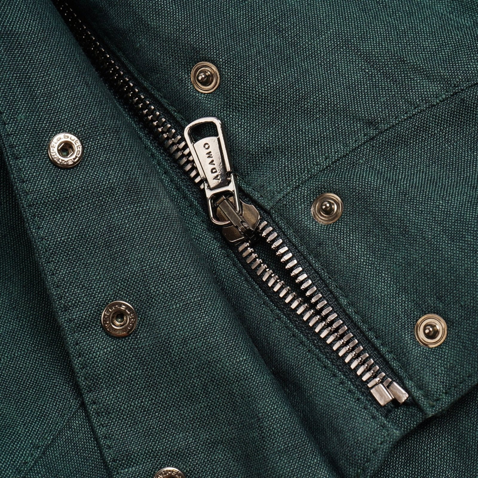 Green Linen Jacket - ADAMO