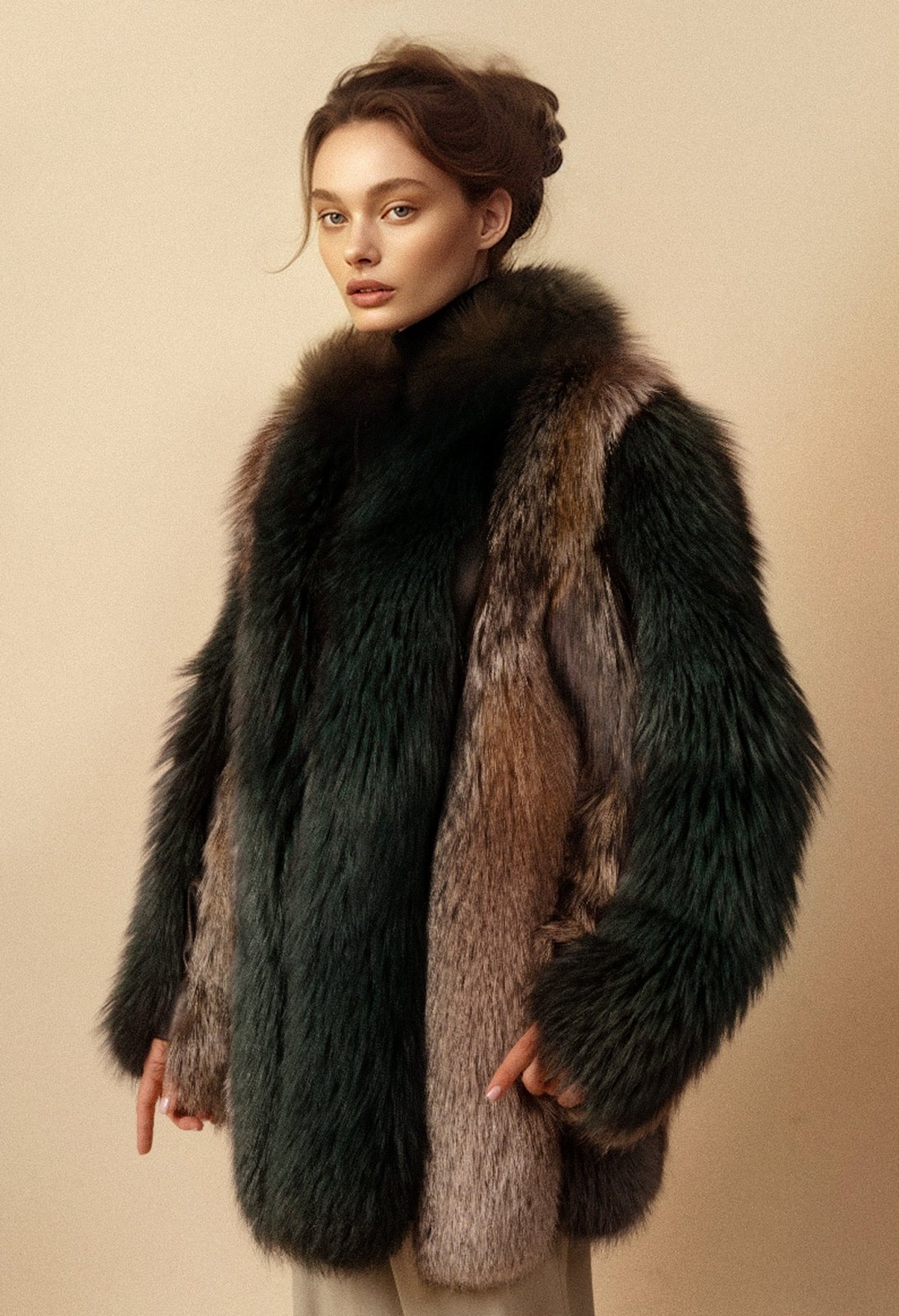 Greenwood Luxe Fox Fur Coat - ADAMO