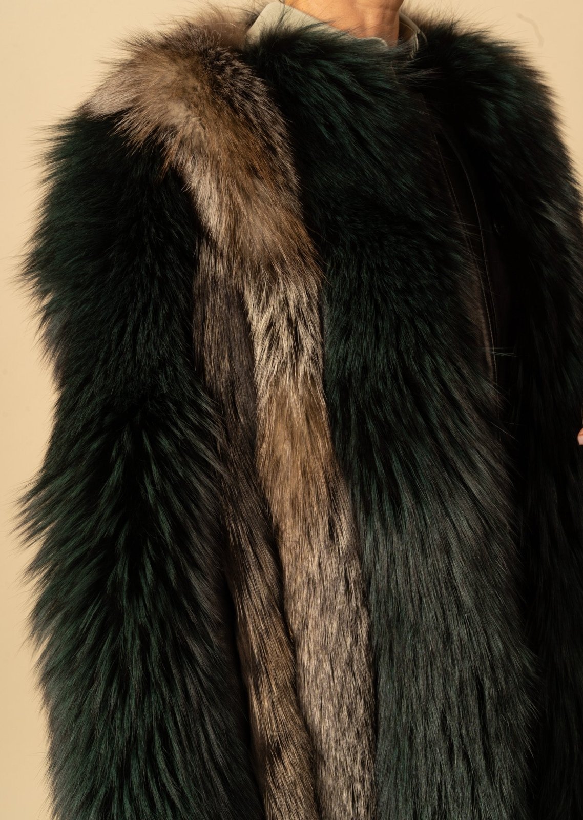 Greenwood Luxe Fox Fur Coat - ADAMO