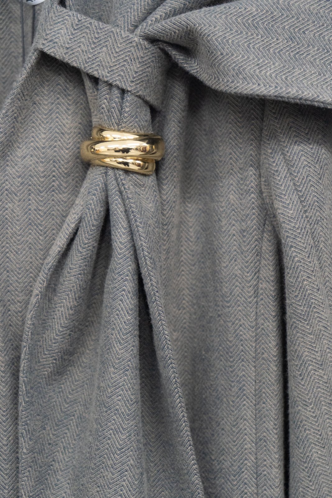 Grey Empress Tailored Dress - ADAMO