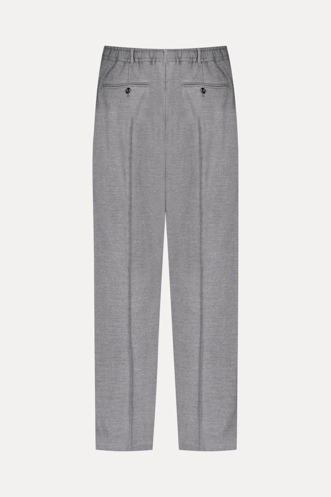 Grey Wool & Cashmere Trousers - ADAMO