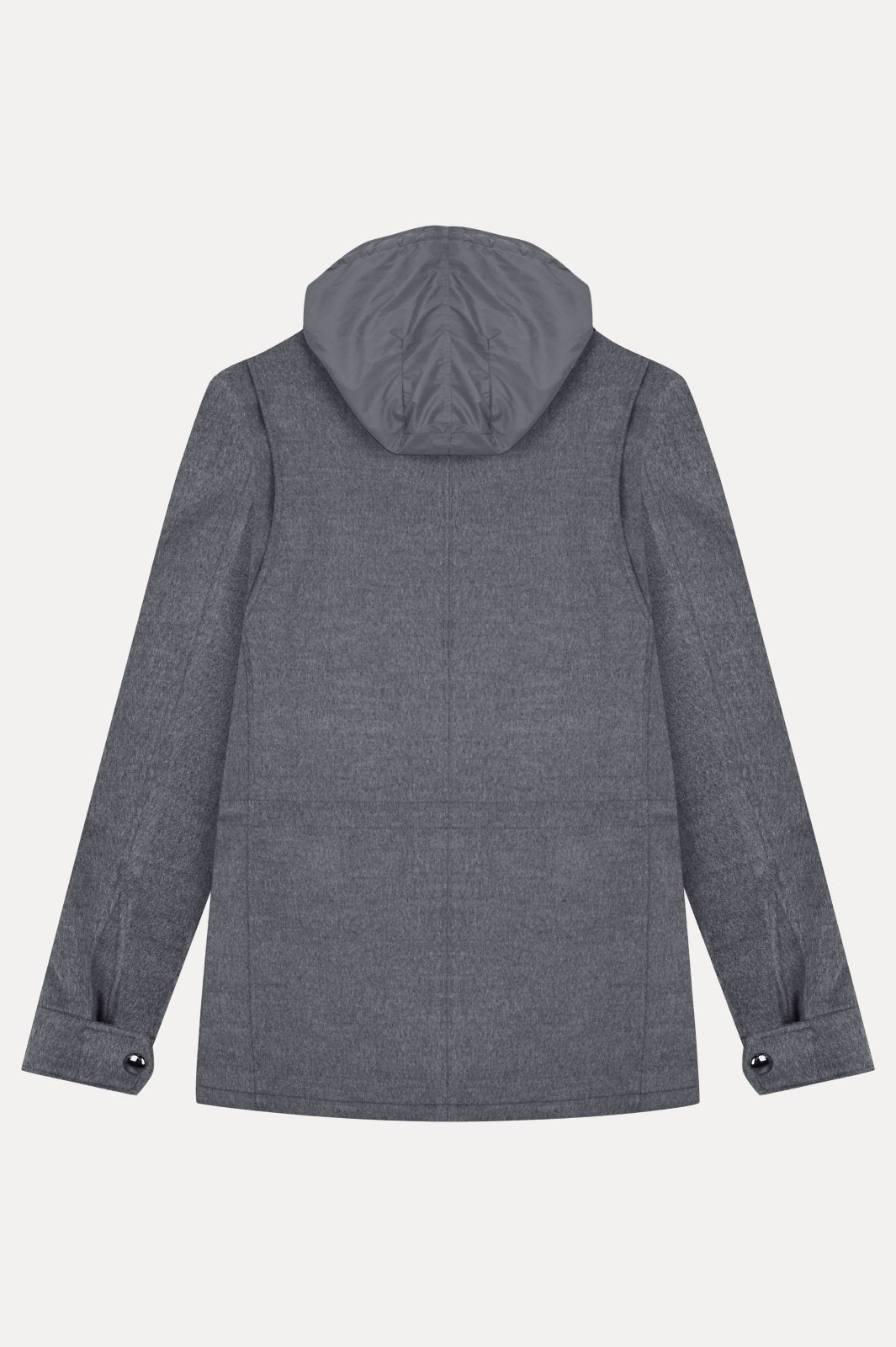 Grey Wool Jacket - ADAMO