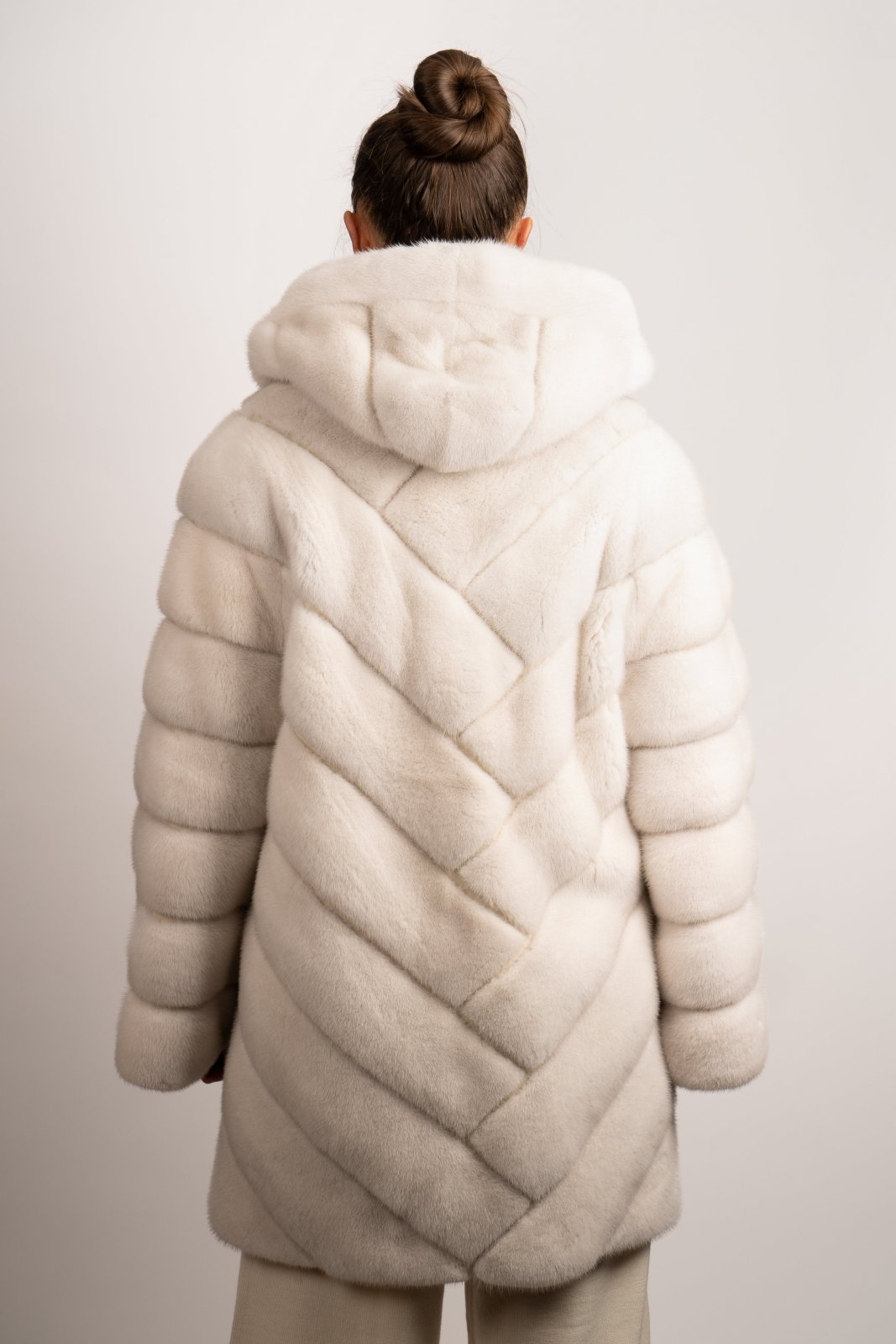 Harmony Dual Shade Mink Coat - ADAMO