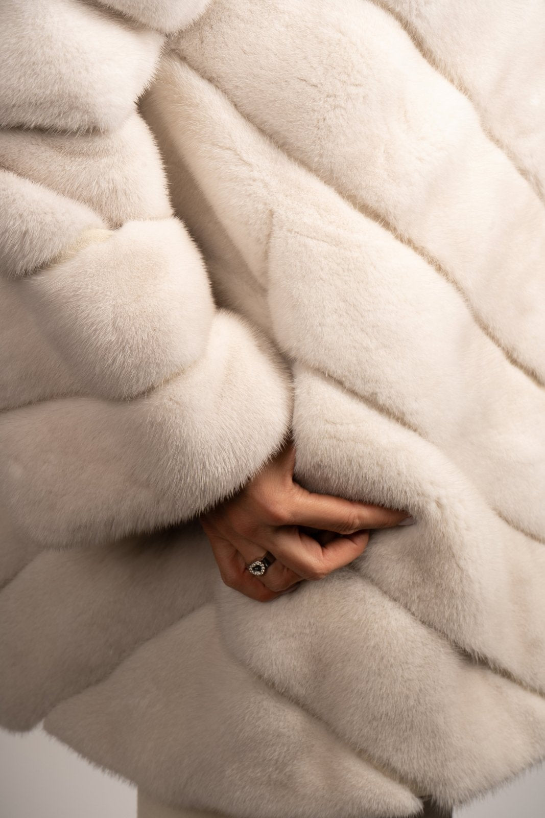 Harmony Dual Shade Mink Coat - ADAMO