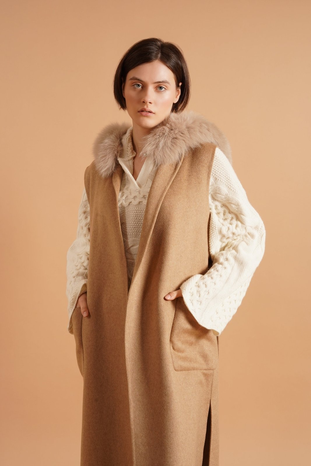 Harvest Luxe Vest Coat - ADAMO