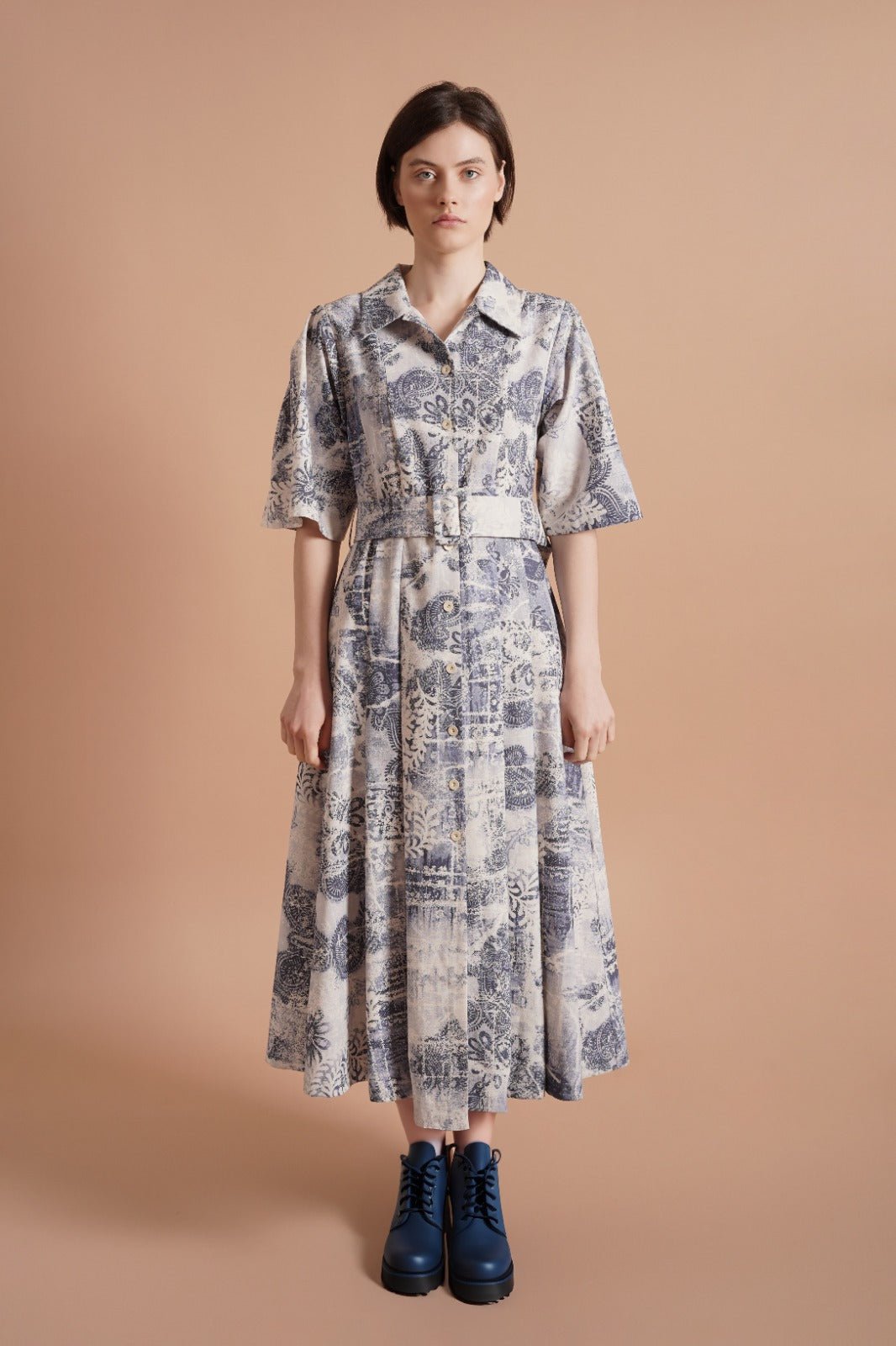 Heritage Tapestry Midi Dress - ADAMO