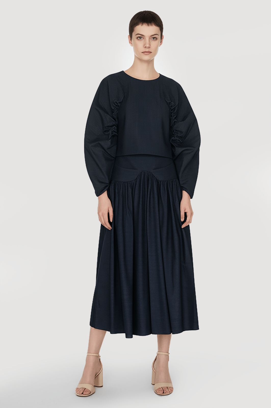 Indigo Midi Skirt - ADAMO