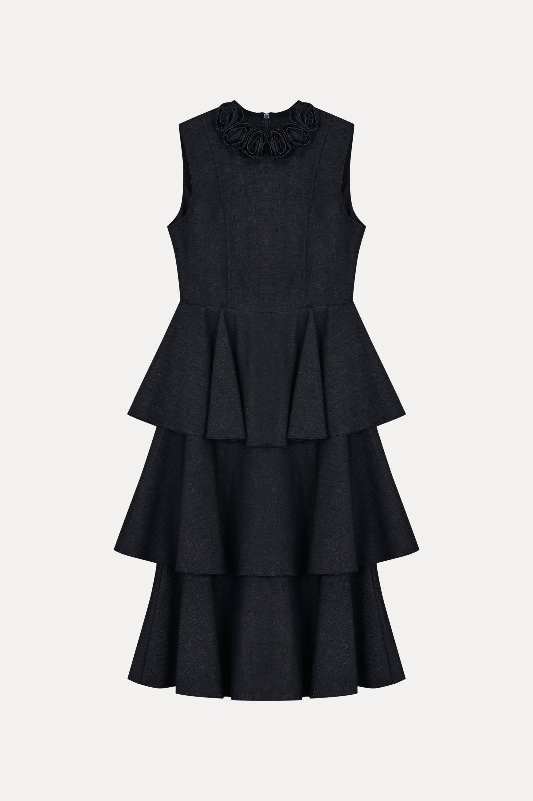 Indigo Tiered Dress - ADAMO