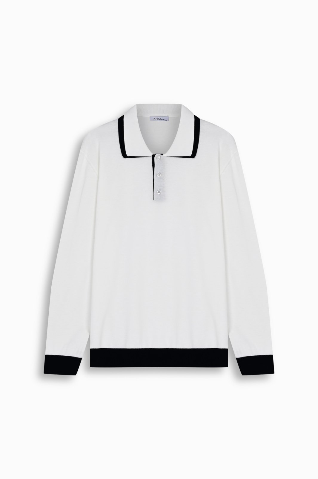 Ivory Contrast Duotone Polo - ADAMO