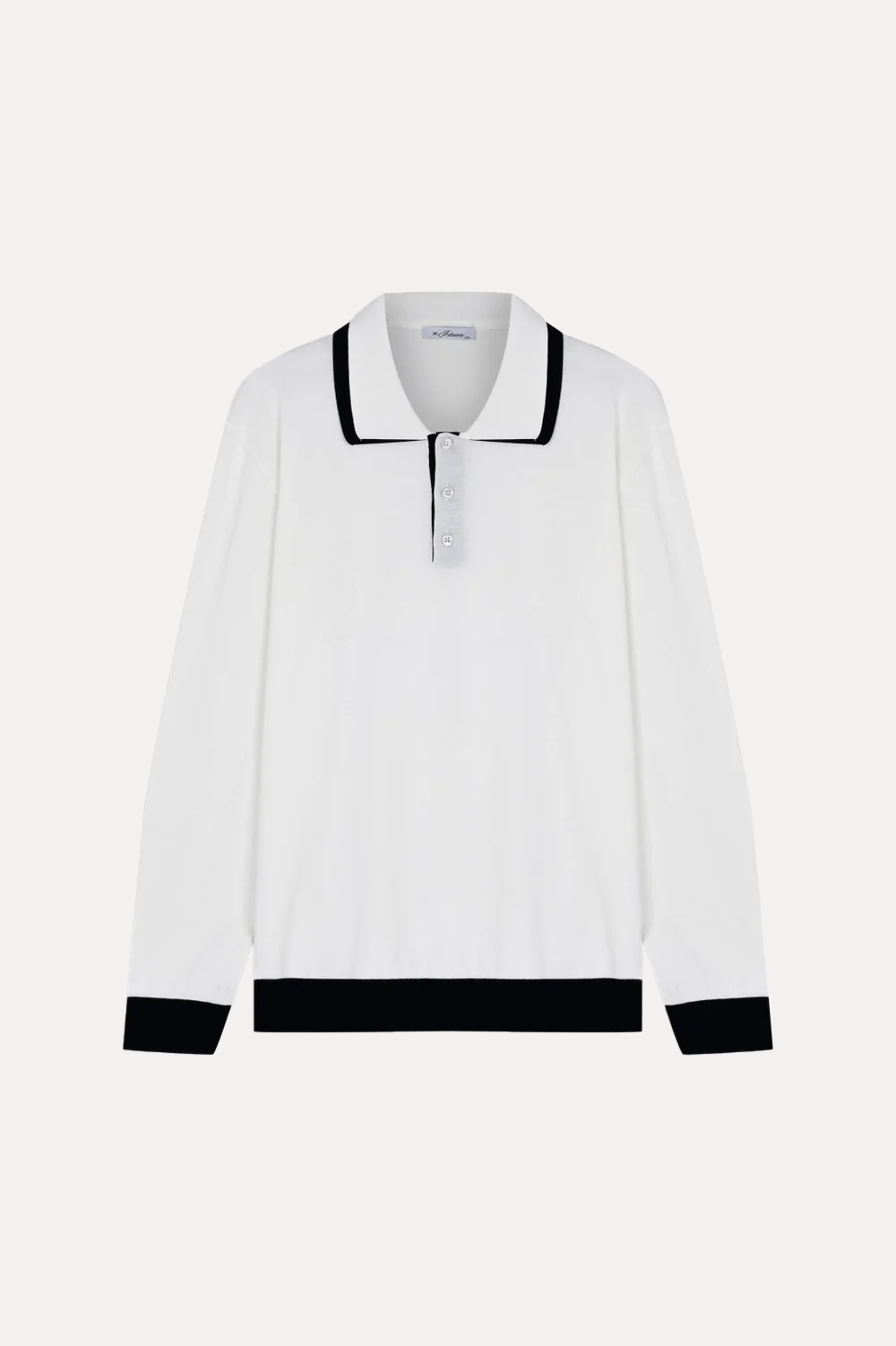 Ivory Contrast Duotone Polo - ADAMO