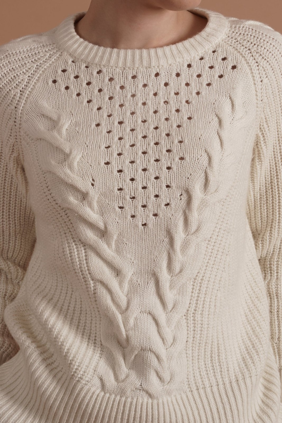 Ivory Embrace Sweater - ADAMO