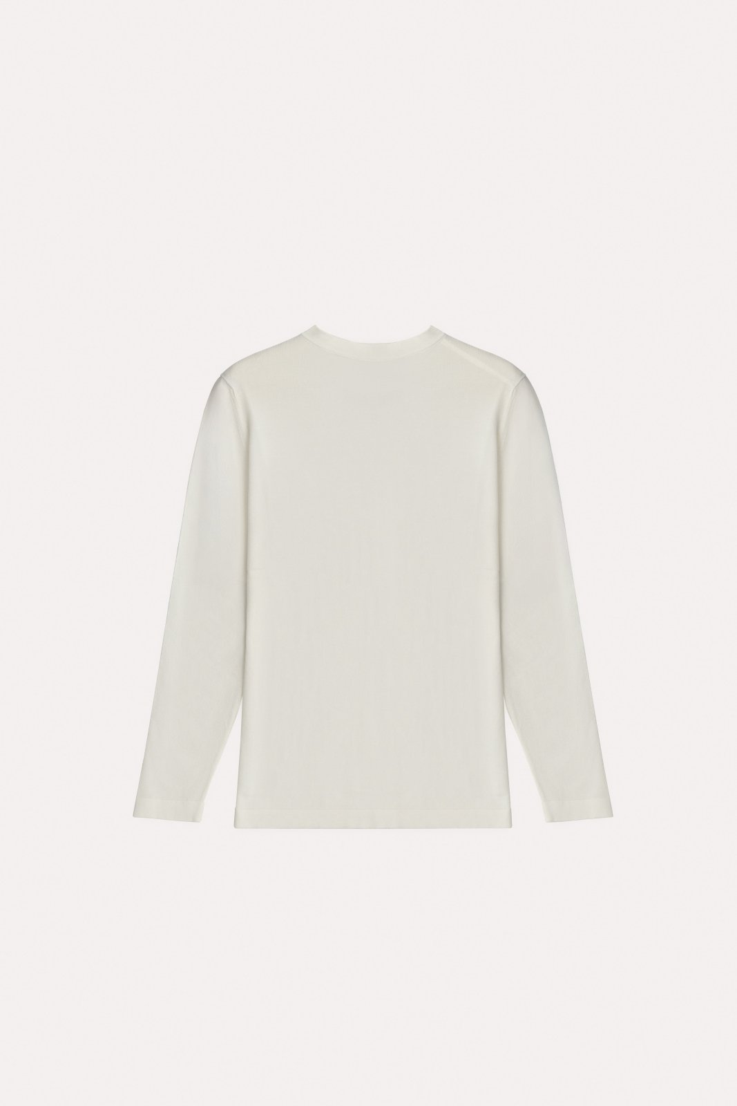 Ivory Essential Long - Sleeve Tee - ADAMO