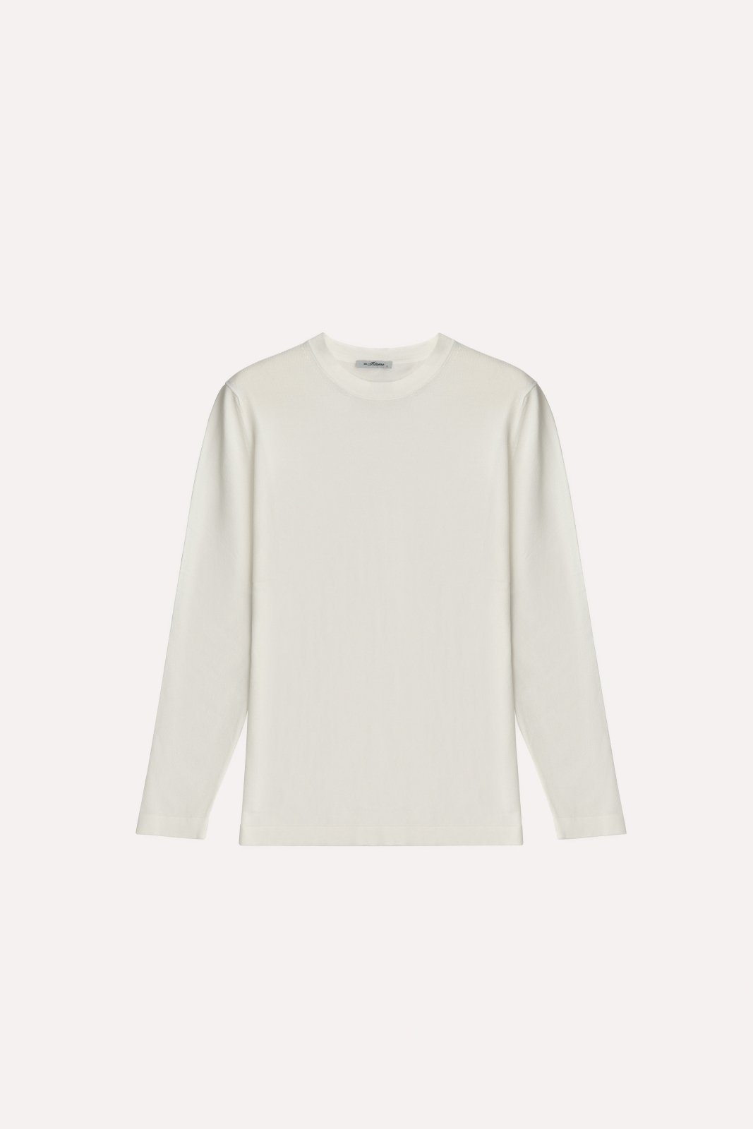 Ivory Essential Long - Sleeve Tee - ADAMO
