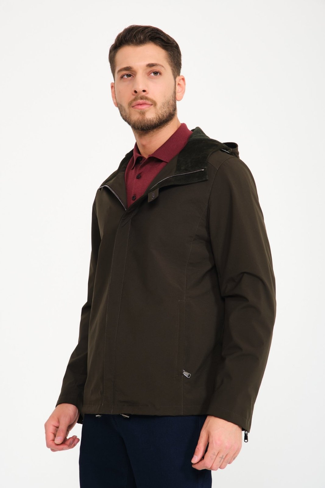 Khaki Waterproof Jacket - ADAMO