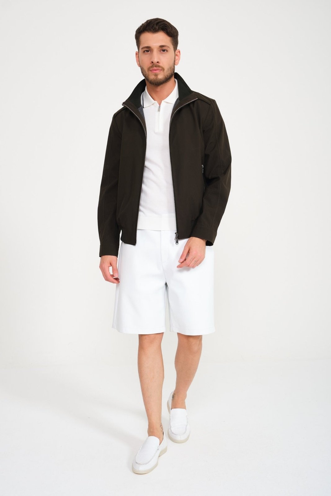 Khaki Waterproof Jacket - ADAMO