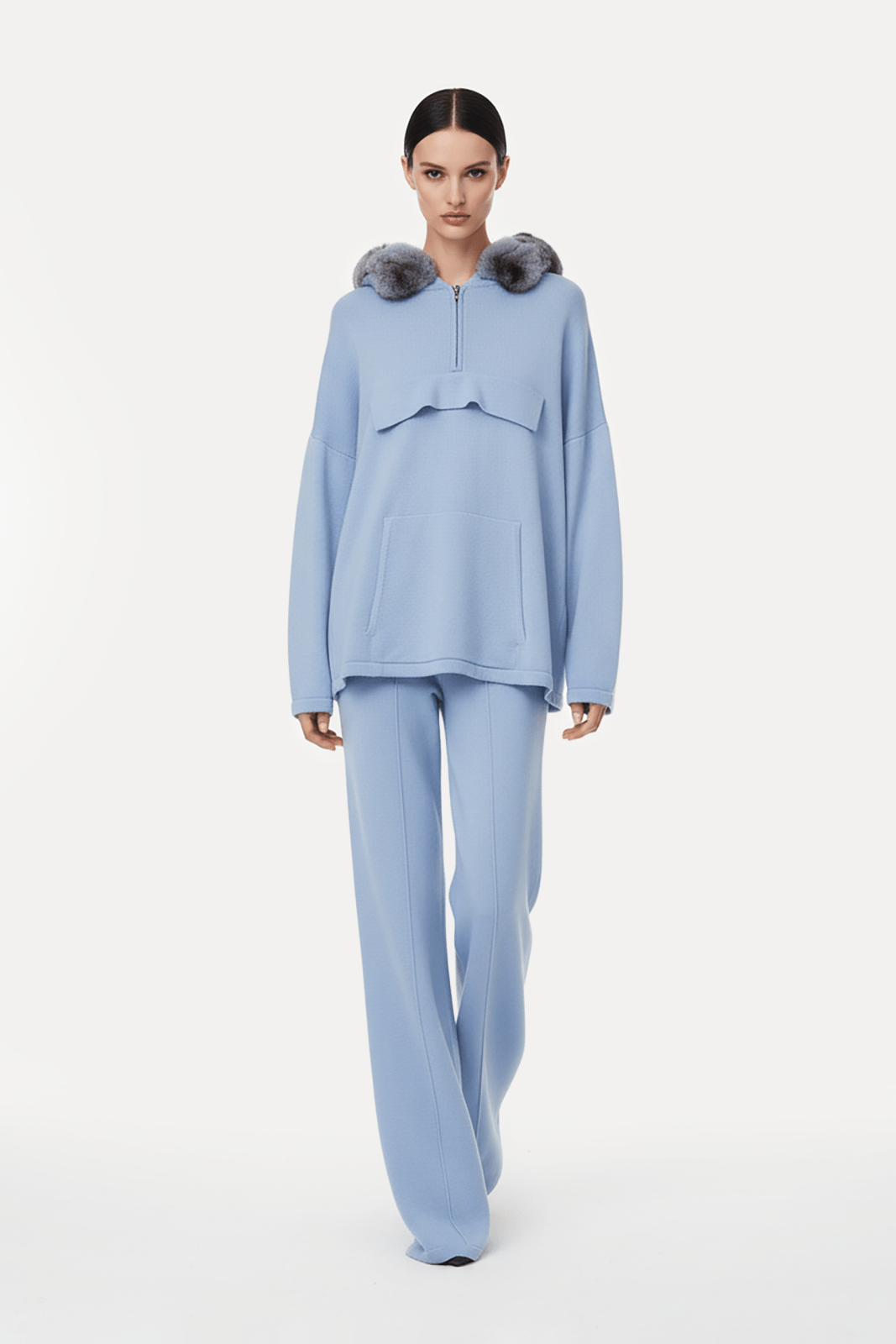 Look 8 | Serenity Rex Fur Ensemble - ADAMO
