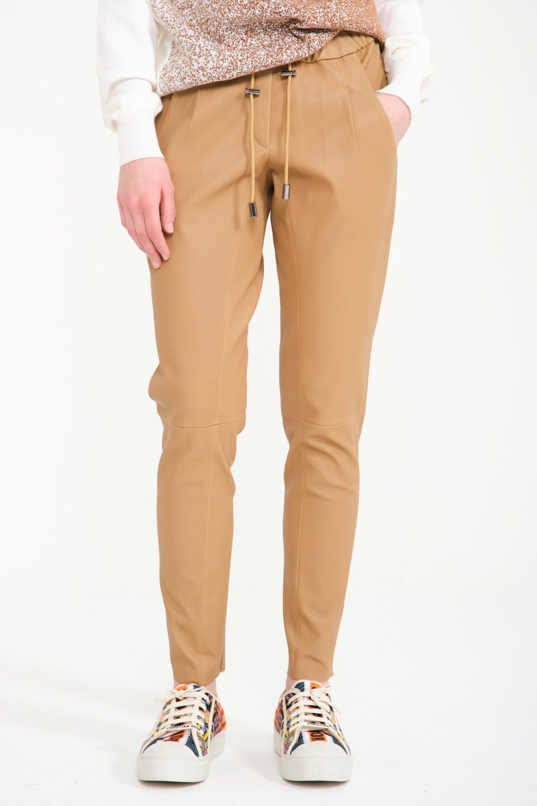 Luxe Glide Leather Trousers - ADAMO