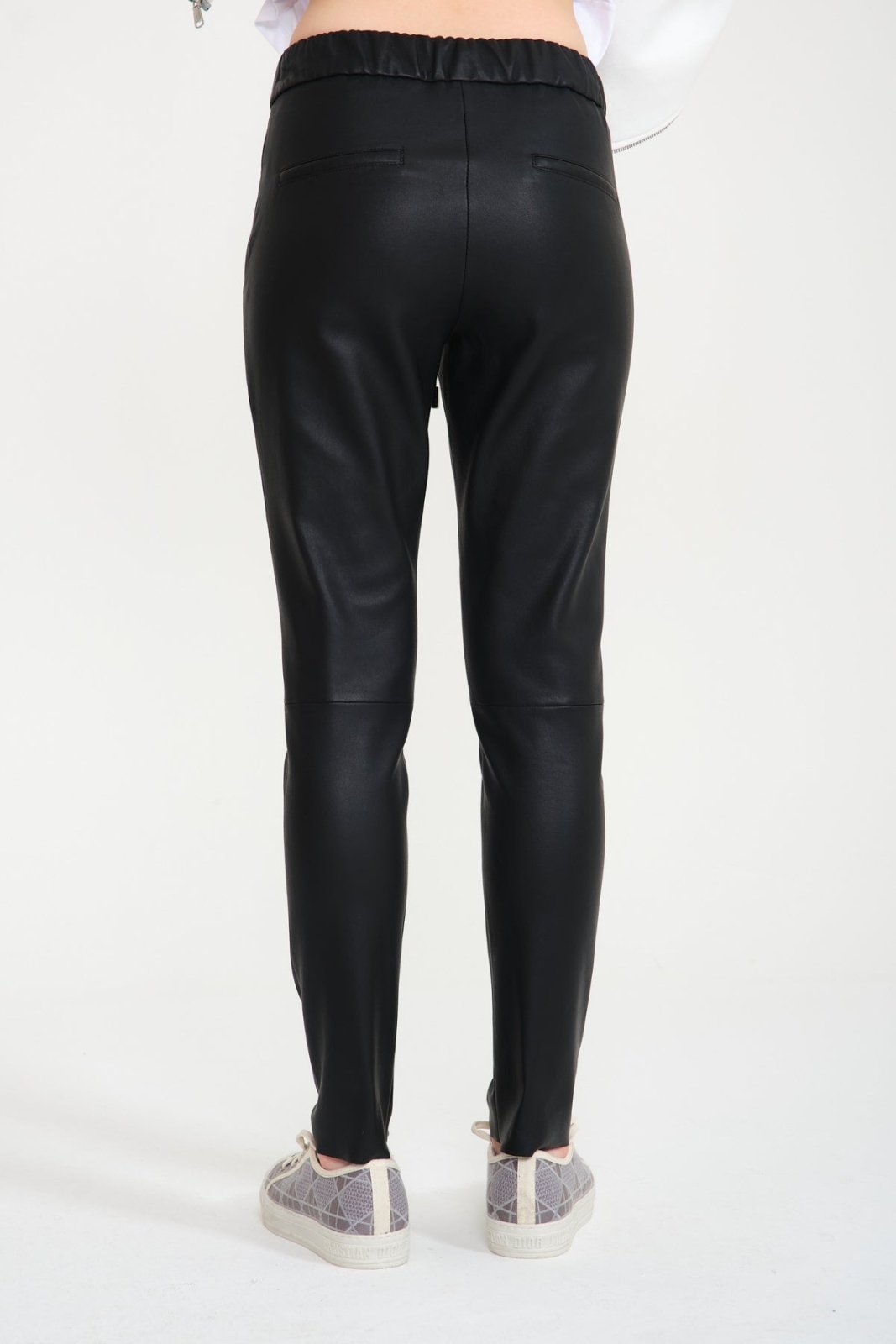 Luxe Glide Leather Trousers - ADAMO