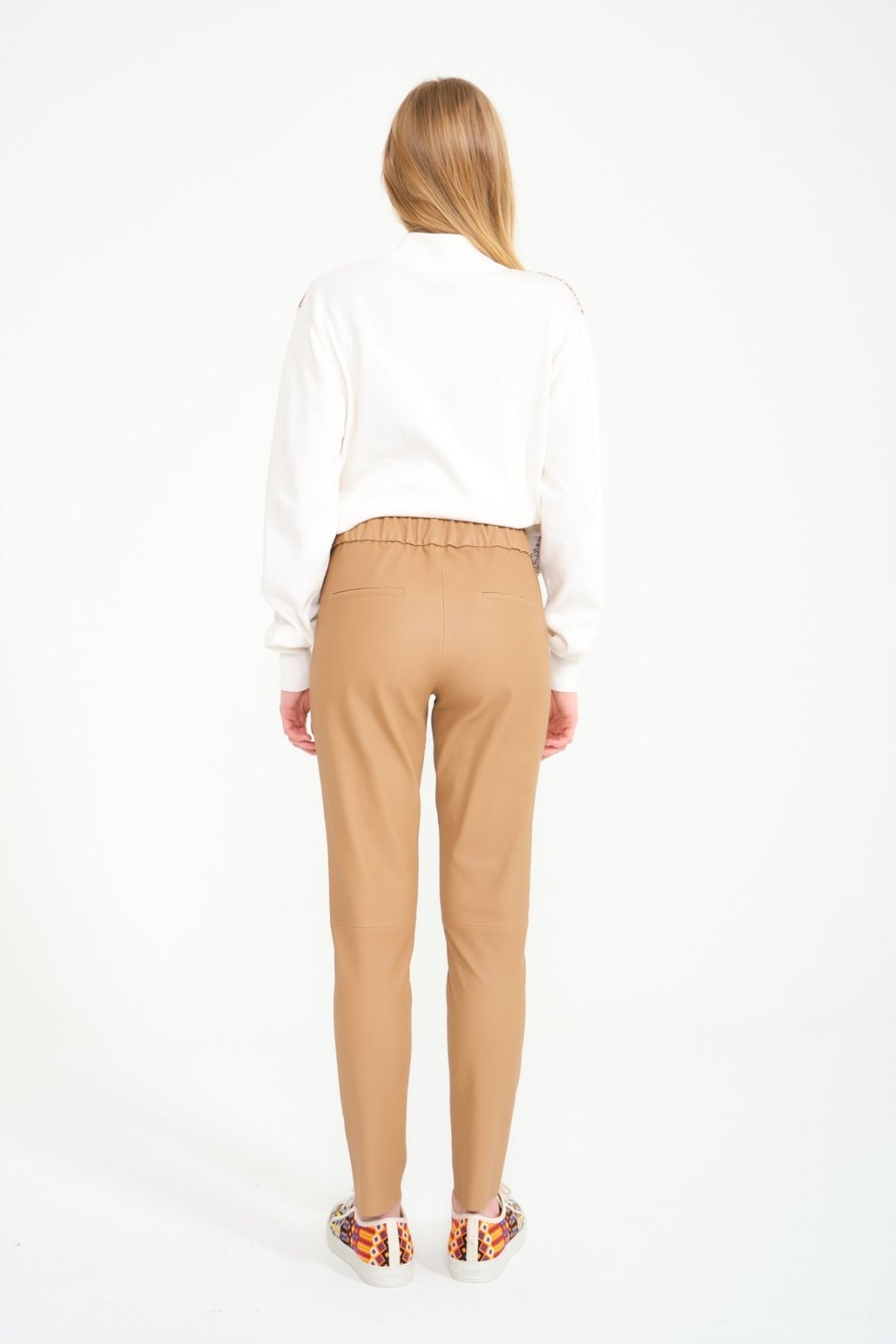 Luxe Glide Leather Trousers - ADAMO