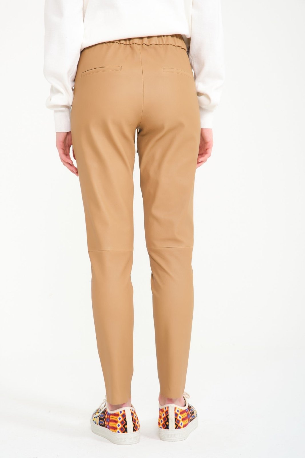 Luxe Glide Leather Trousers - ADAMO