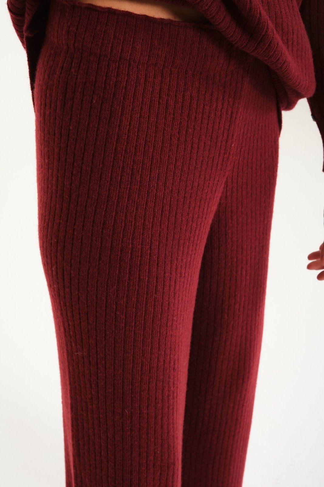 Luxe Wool Sweater with Fox Fur Cuffs - ADAMO