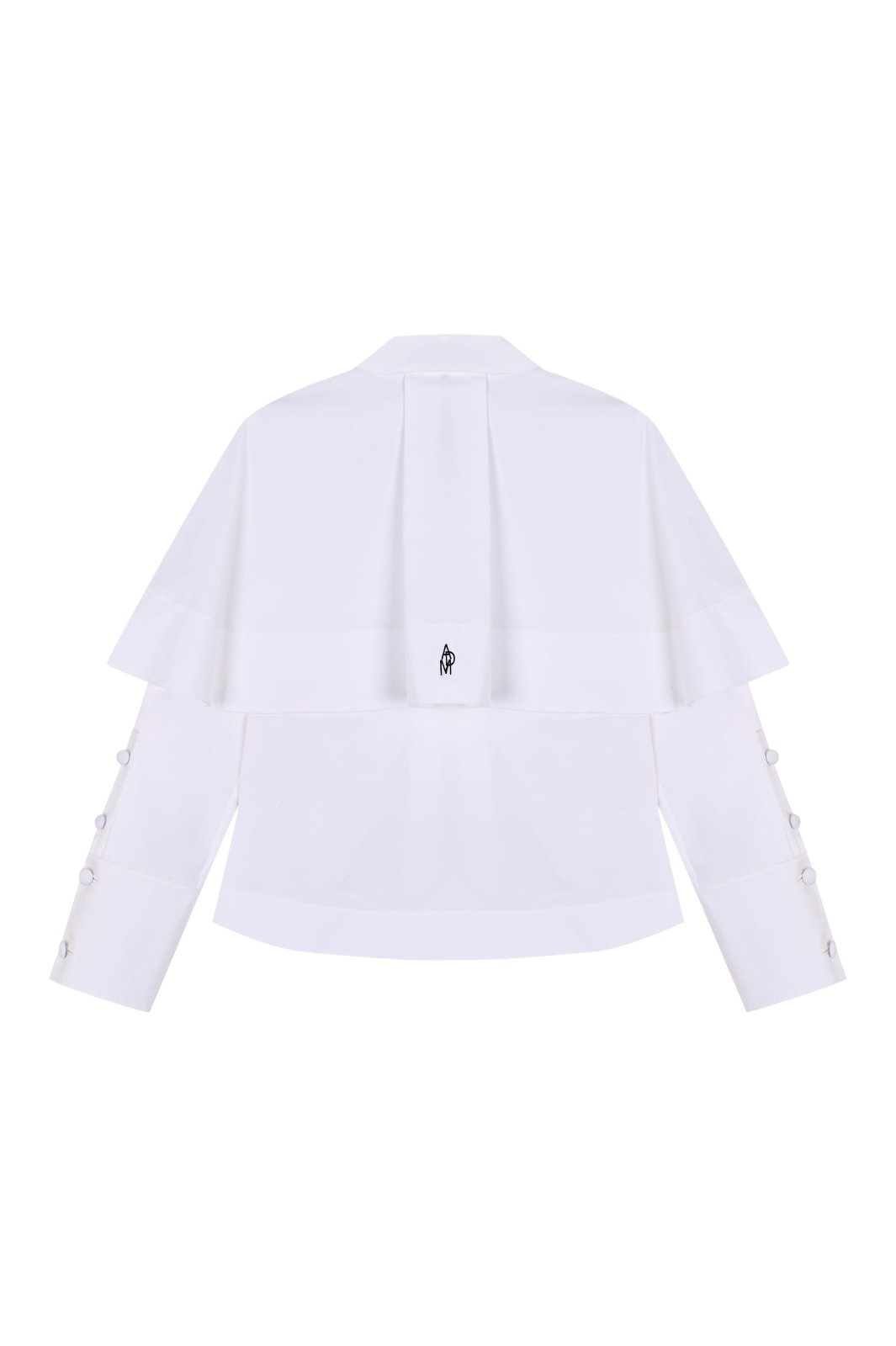 Mayfair Layered White Shirt - ADAMO