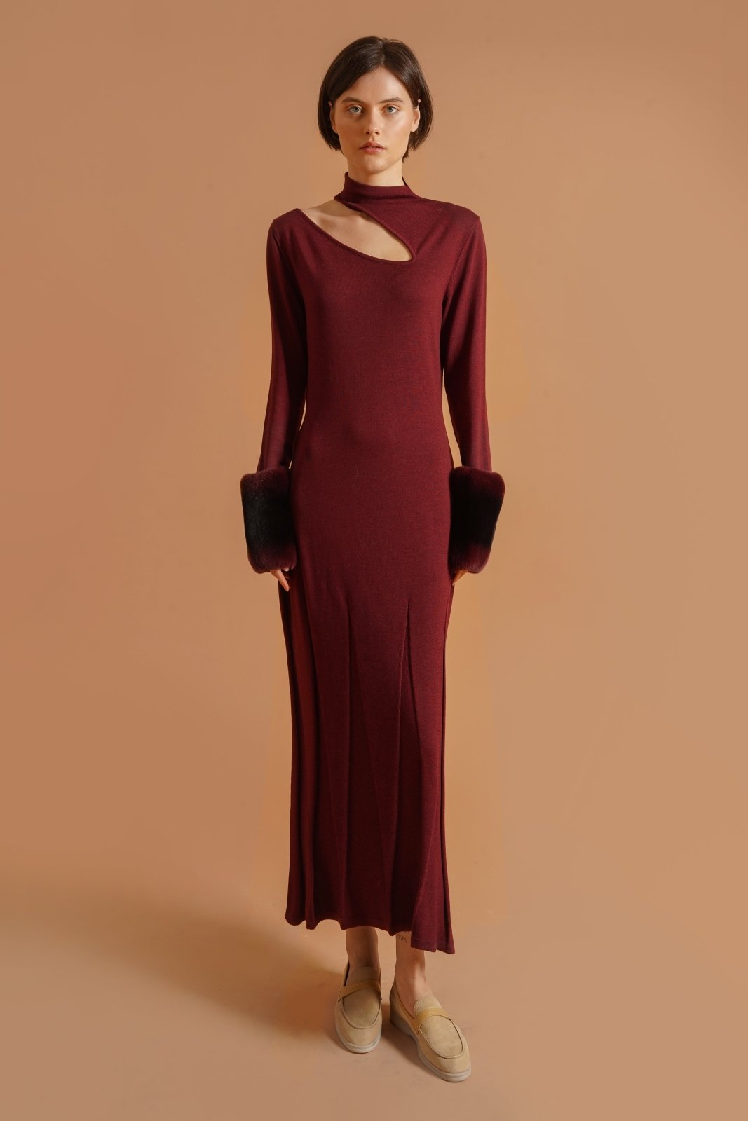 Merlot Rex Melody Gown - ADAMO