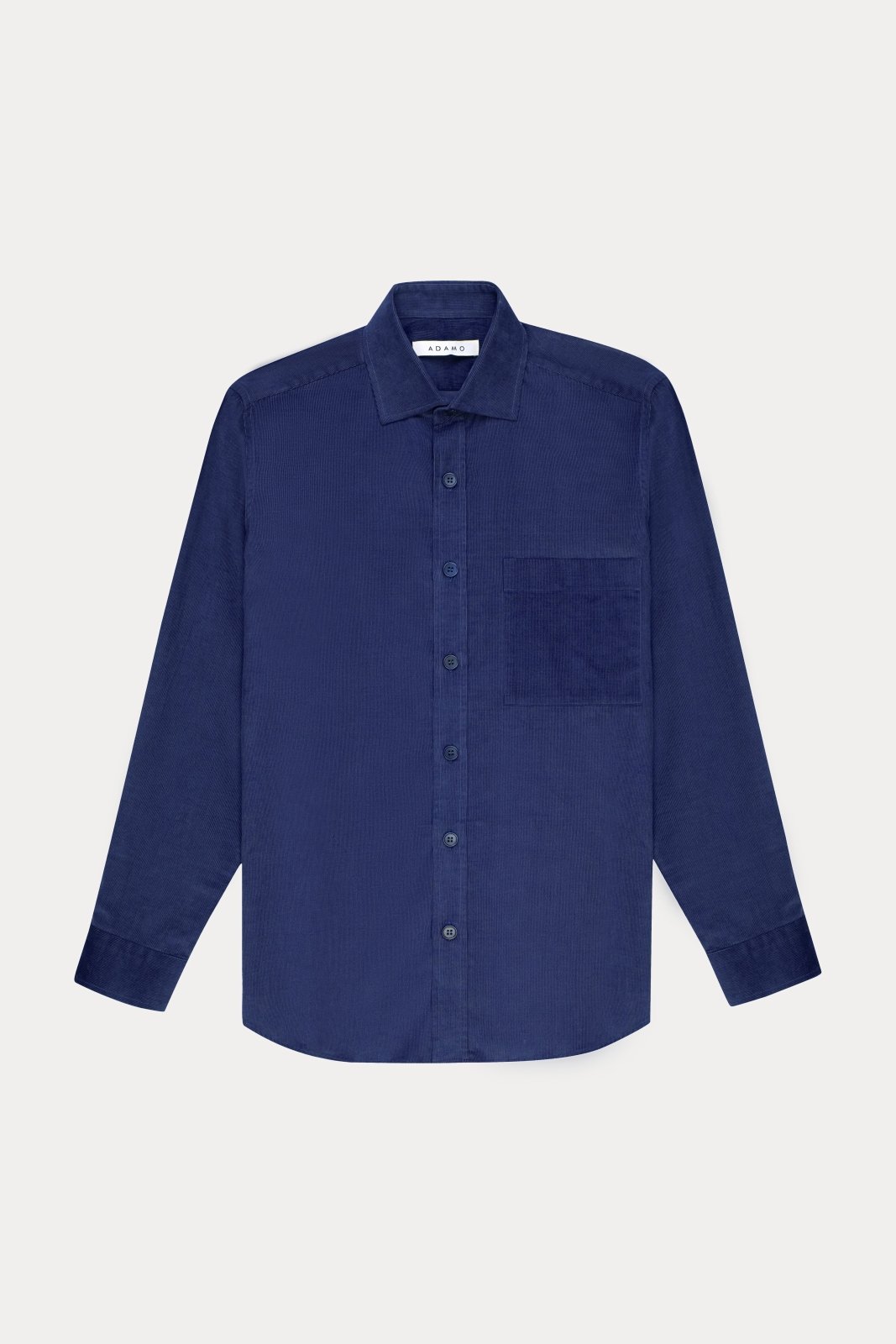 Midnight Blue Corduroy Shirt - ADAMO