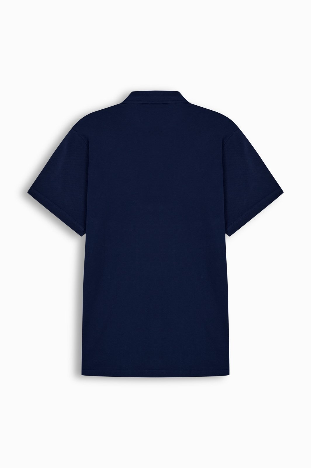 Midnight Blue Luxe Cotton Polo - ADAMO