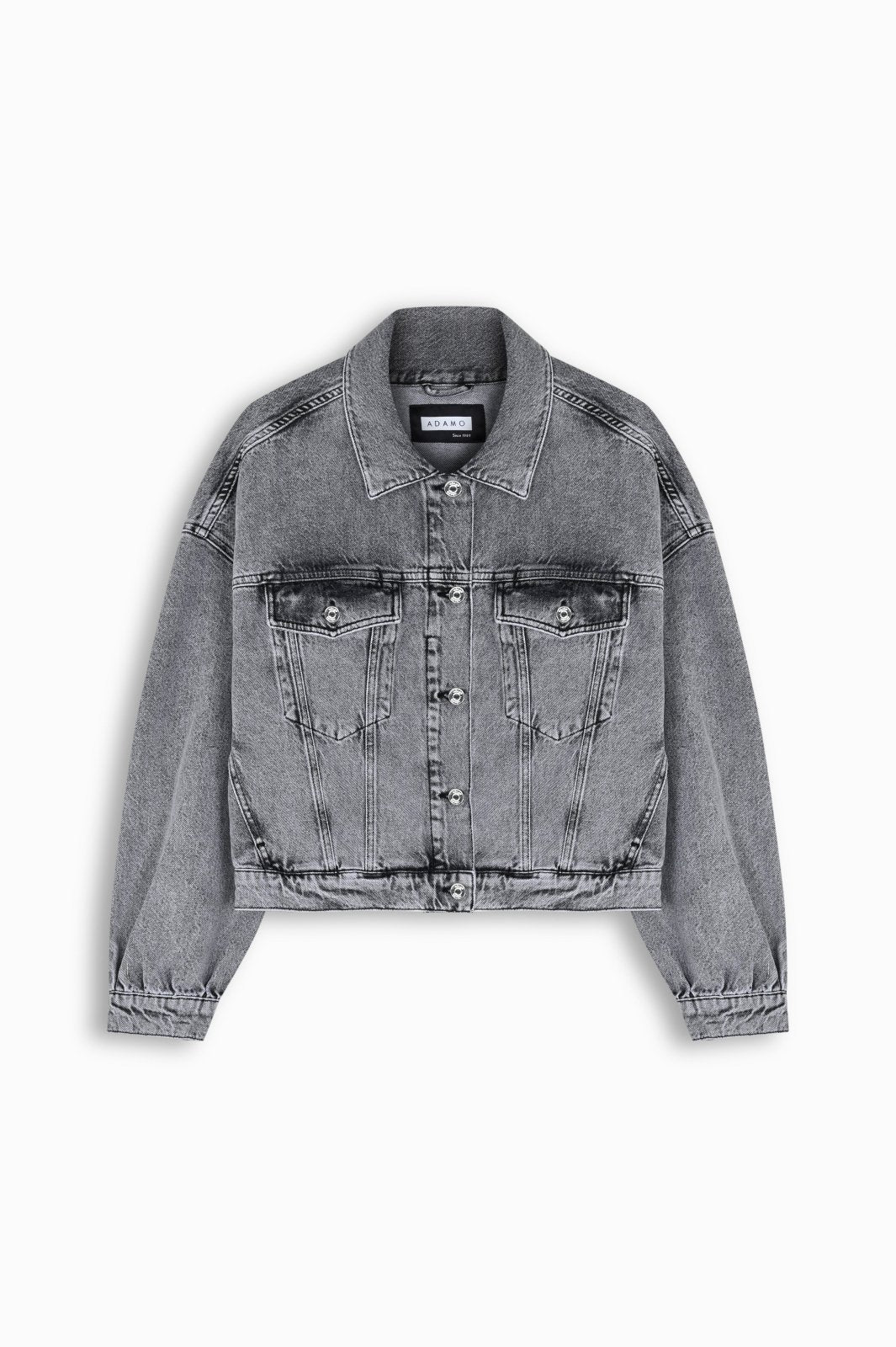 Midnight Cropped Denim Jacket - ADAMO