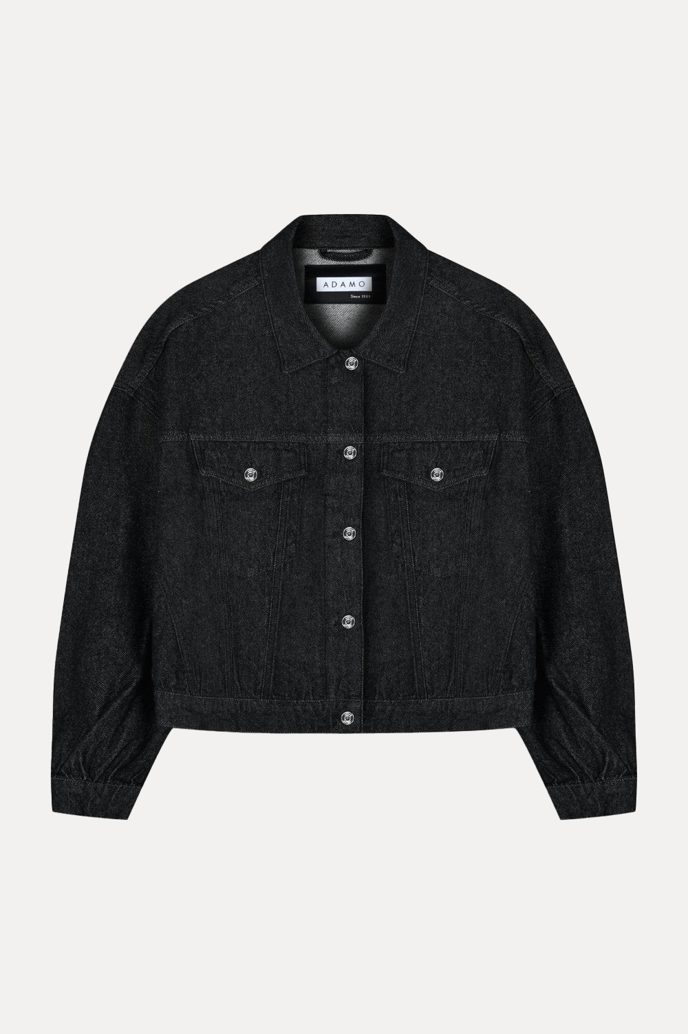 Midnight Cropped Denim Jacket - ADAMO