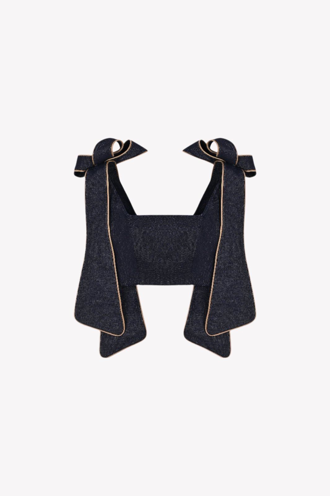 Midnight Navy Denim Top - ADAMO