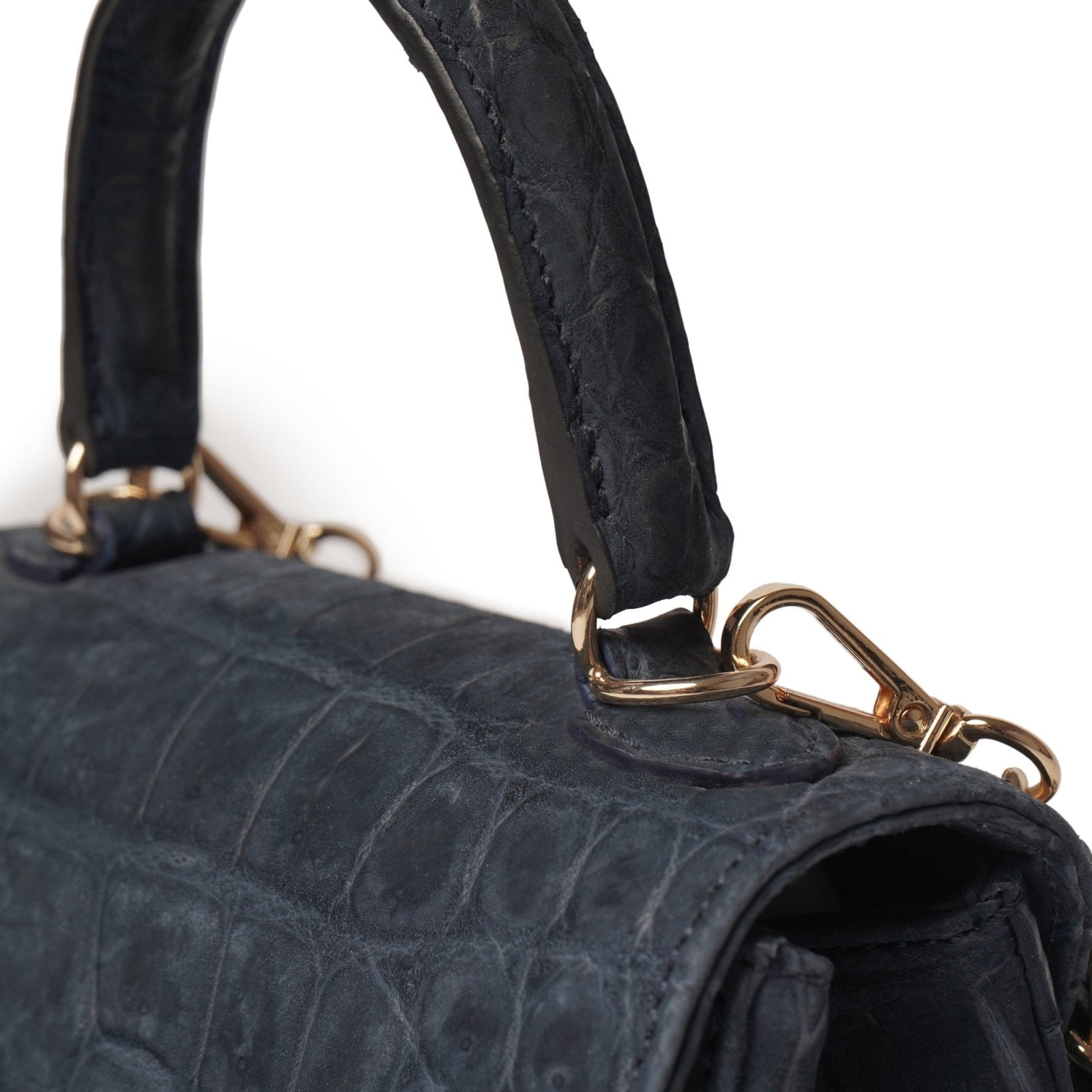 Midnight Ocean Croco Purse - ADAMO