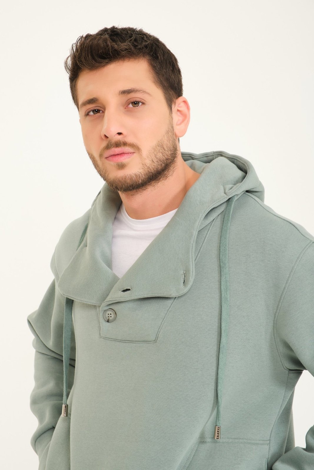 Mint Color Hoodie & Jogger Set - ADAMO