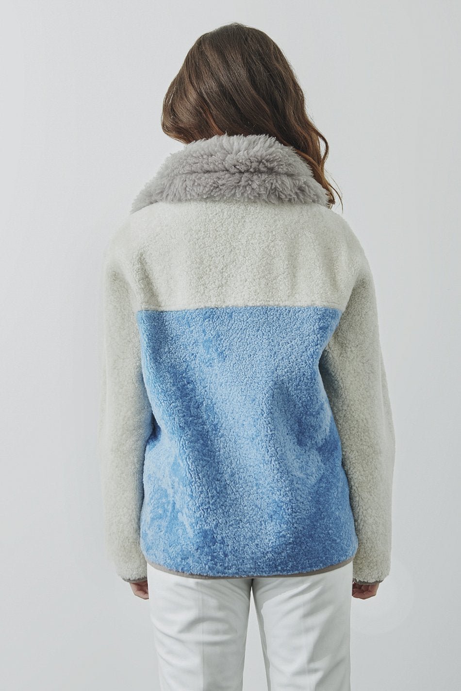 Multicolored Shearling Fur Jacket - ADAMO